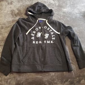 Aeropostale zipped up hoodie sweater